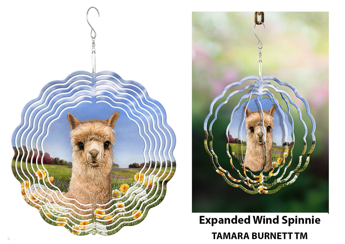 Alpaca Fawn Wind Spinner
