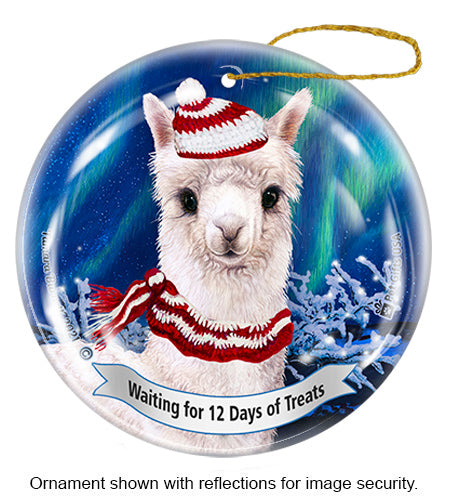 Alpaca 12 Days of Treats Ornament
