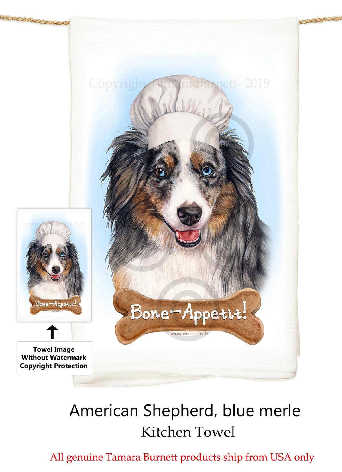 American Shepherd Flour Sack Towel