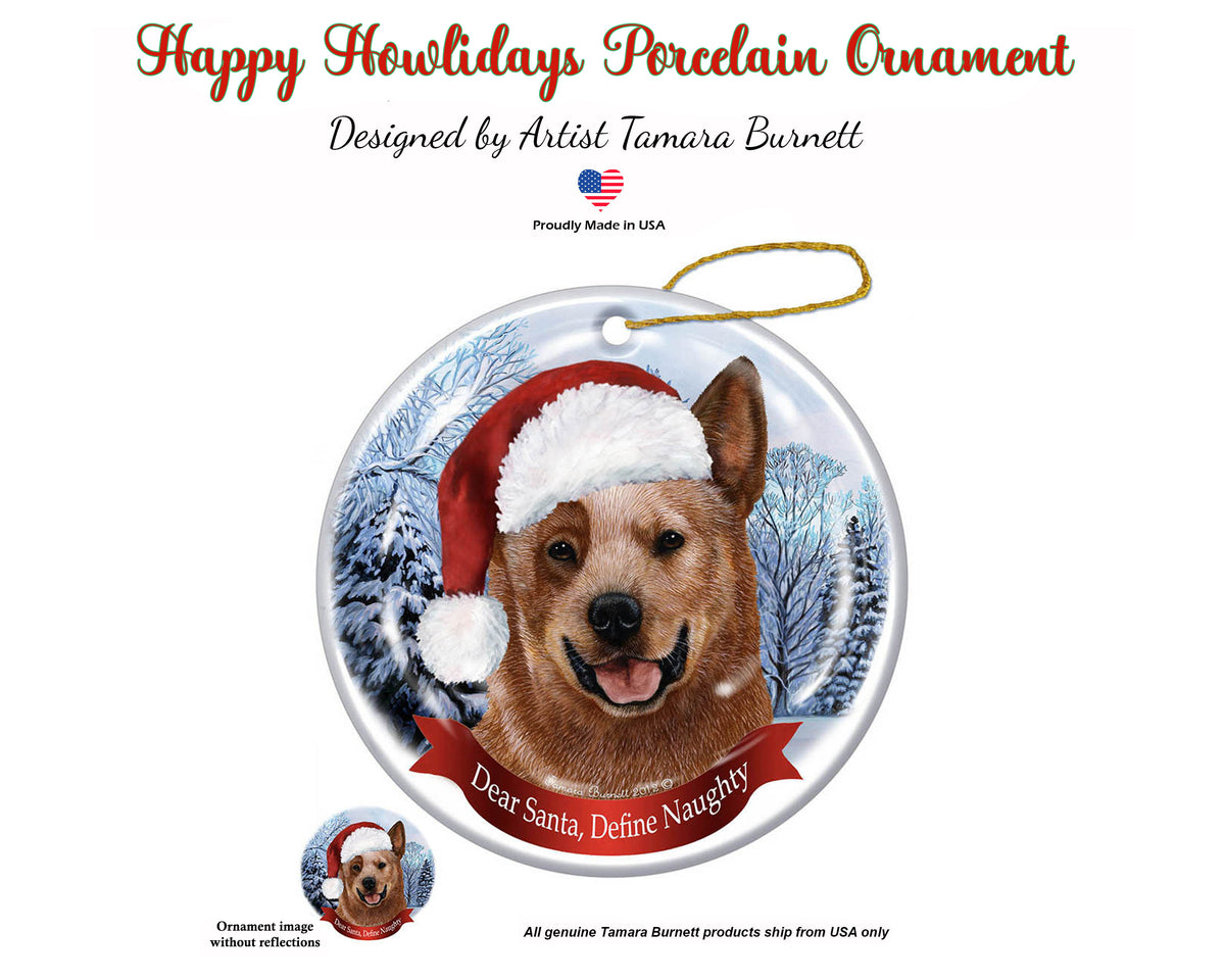 Australian Cattle Dog Red Ornament