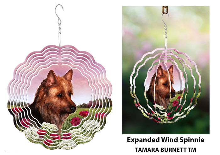 Australian Terrier Wind Spinner