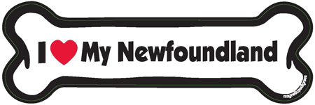 Newfoundland Bone Shaped Magnets