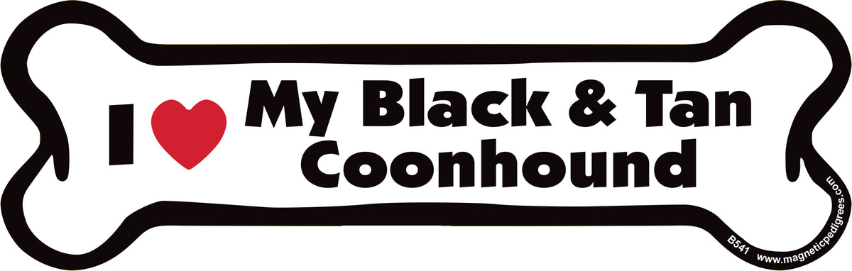 Coonhound Bone Shaped Magnets