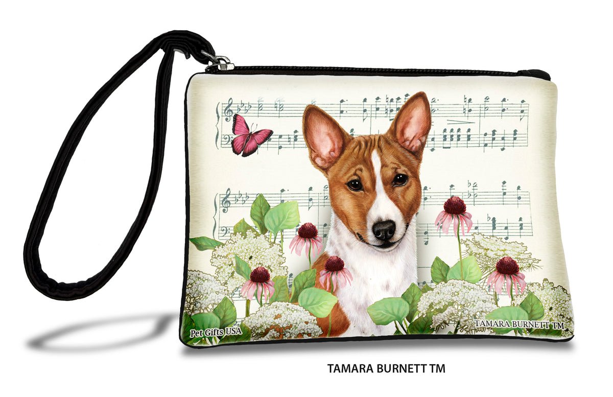 Basenji Red And White Zippees Pet Pouch