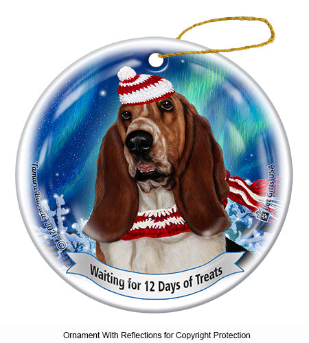Basset 12 Days of Treats Ornament