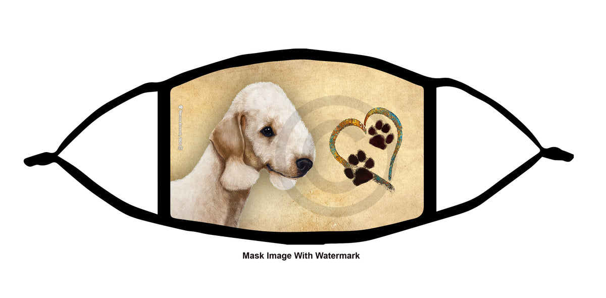 Bedlington Terrier (Sandy) Face Mask