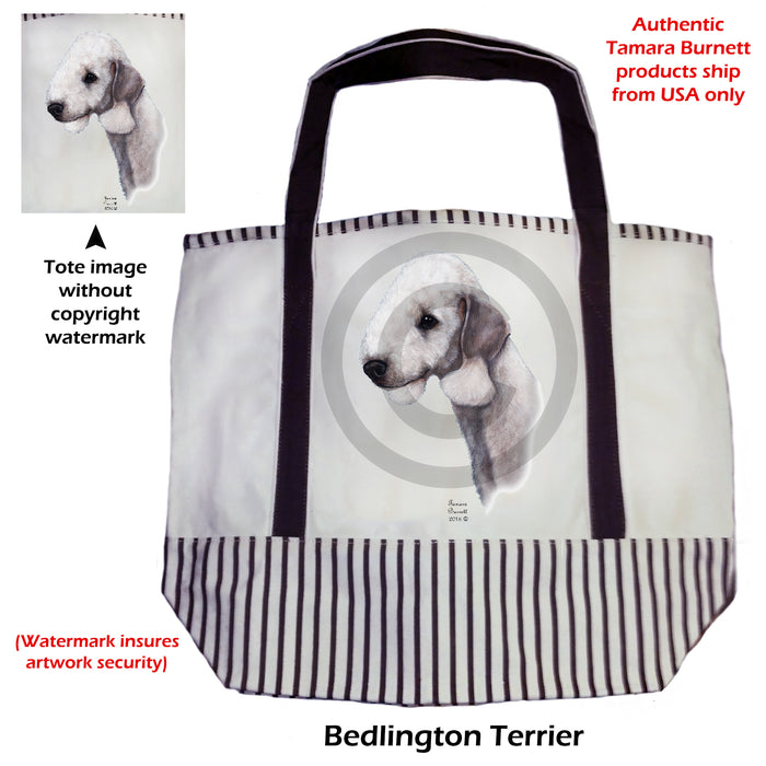 Bedlington Terrier - Tote Bag