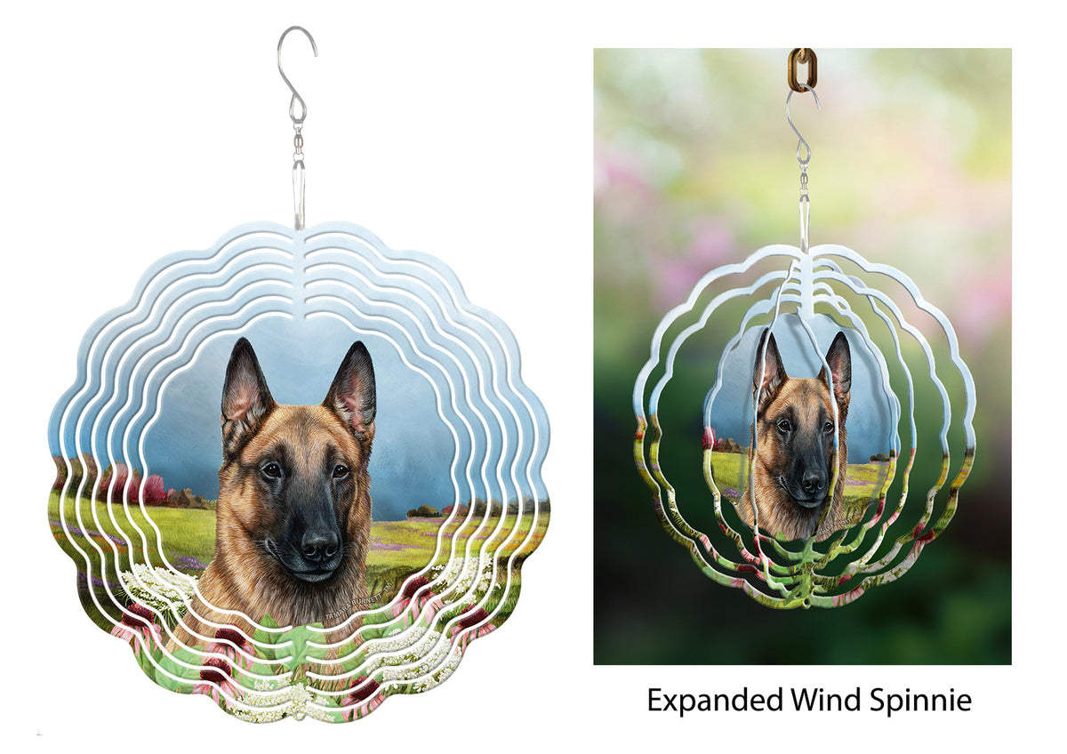 Belgian Malinois Light Fawn Wind Spinner