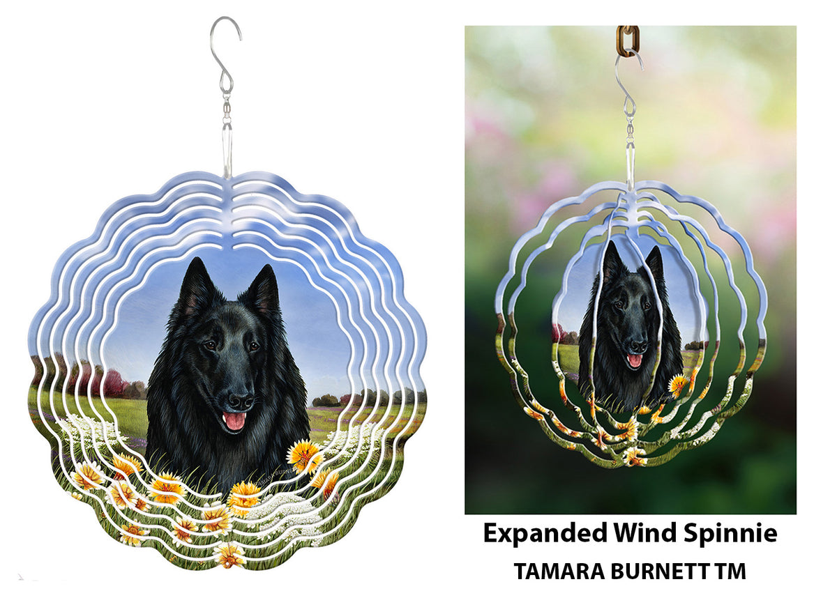 Belgian Sheepdog Style 1 Wind Spinner