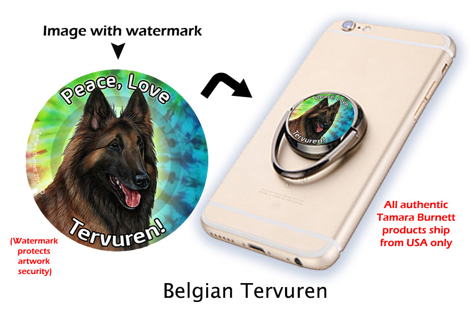 Belgian Tervuren Phone Stand