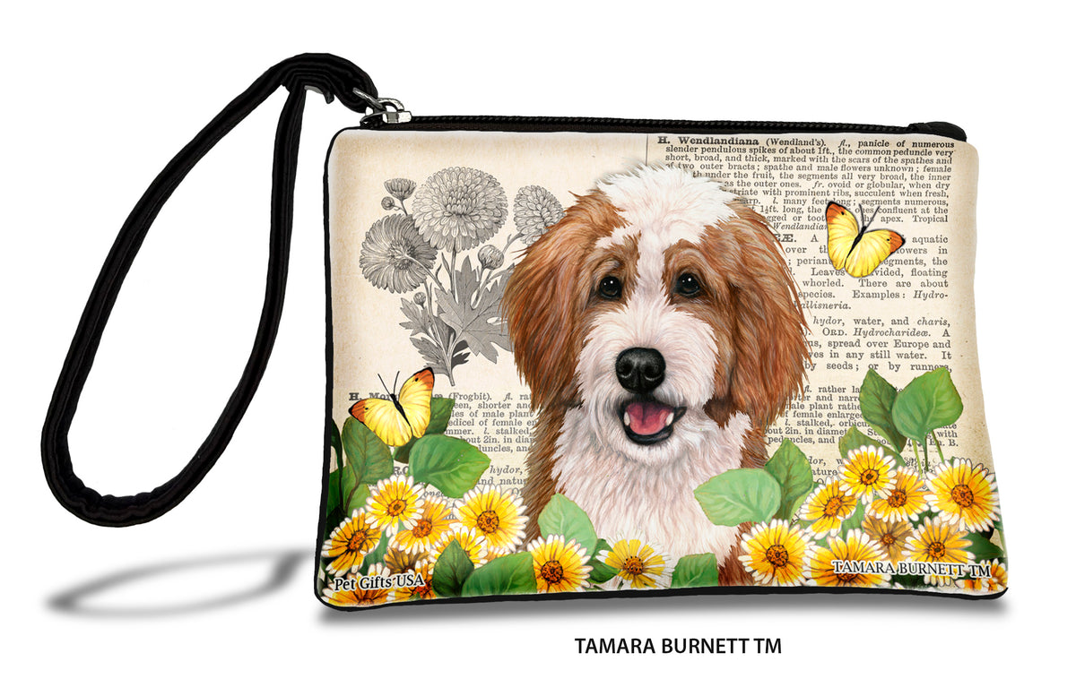 Bernedoodle Red And White Zippees Pet Pouch