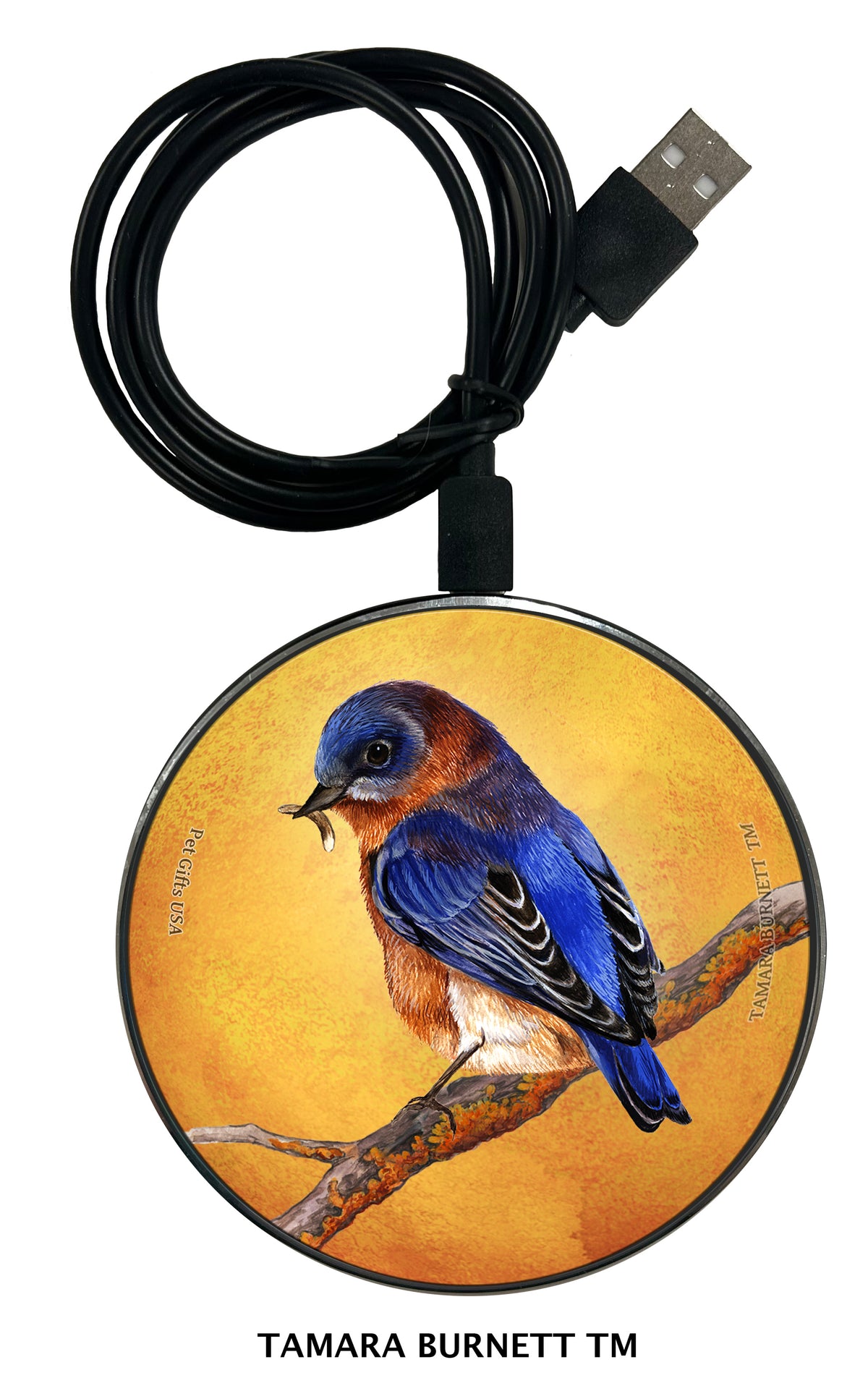 Eastern Bluebird Zoomies Wireless Charger