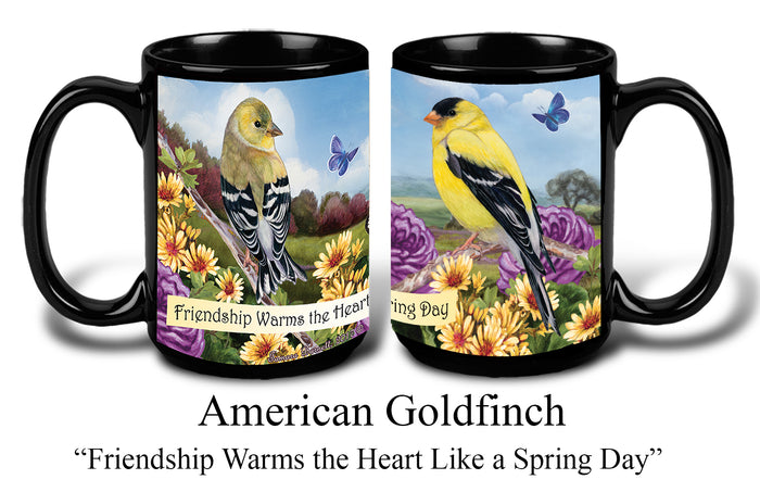 American Goldfinch - Garden Party Fun Mug 15 oz