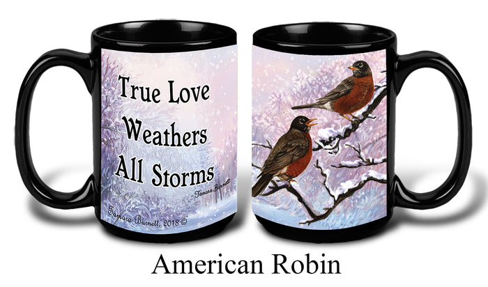 American Robin Winter Mug 15 oz