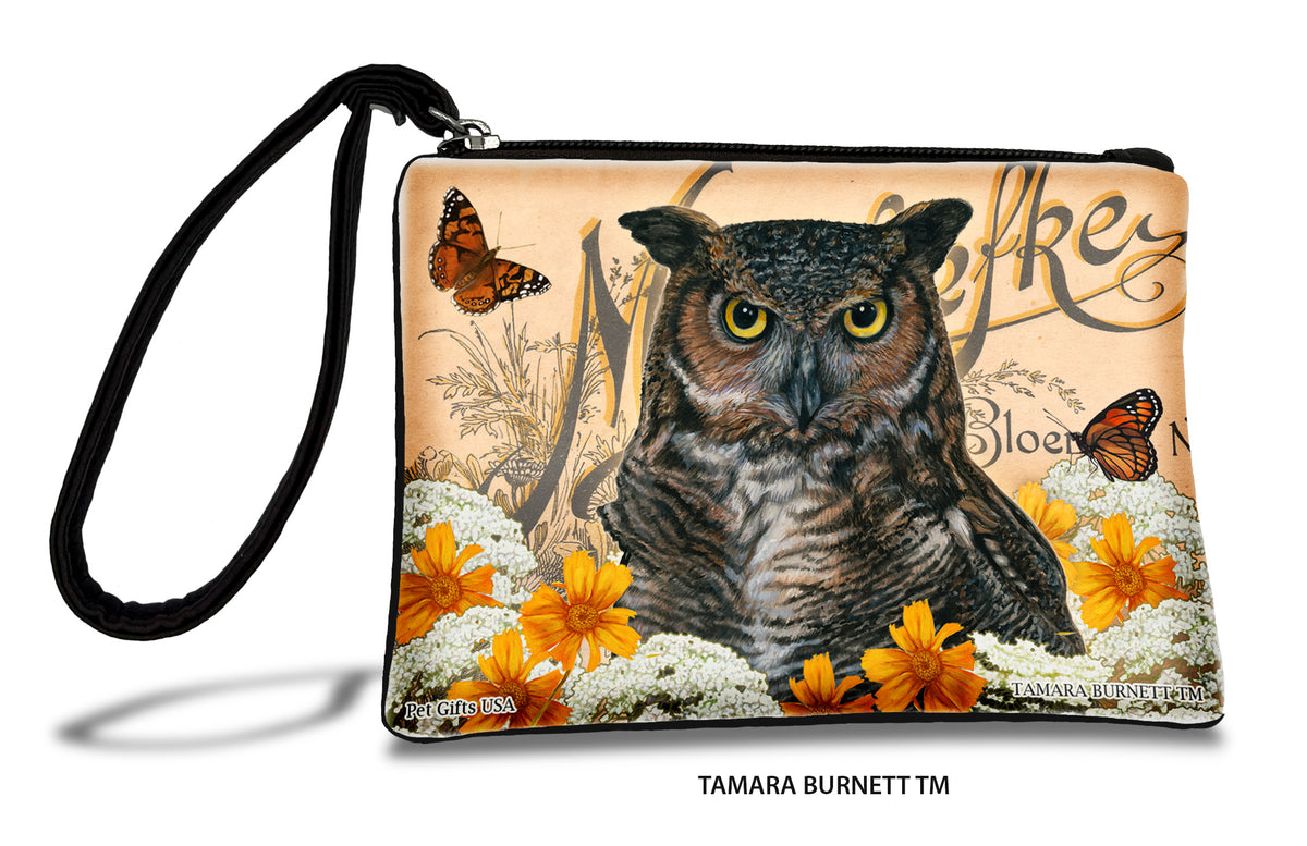 Great Horned Owl Zippees Pet Pouch