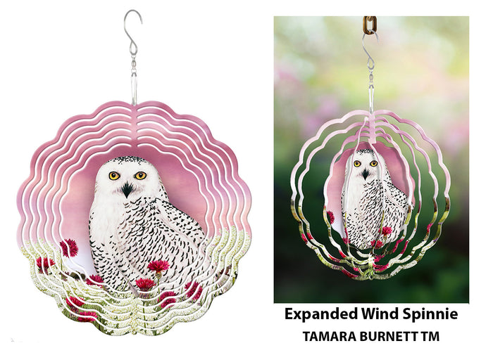 Snowy Owl Wind Spinner