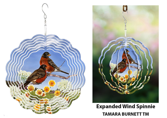 American Robin Wind Spinner
