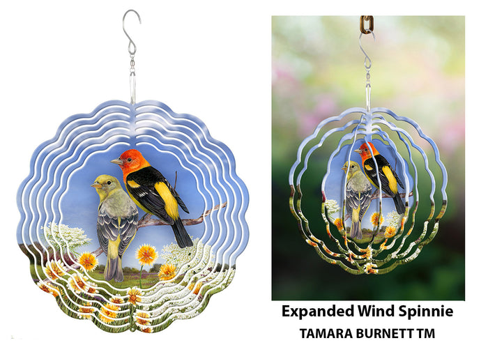 Western Tanager Wind Spinner