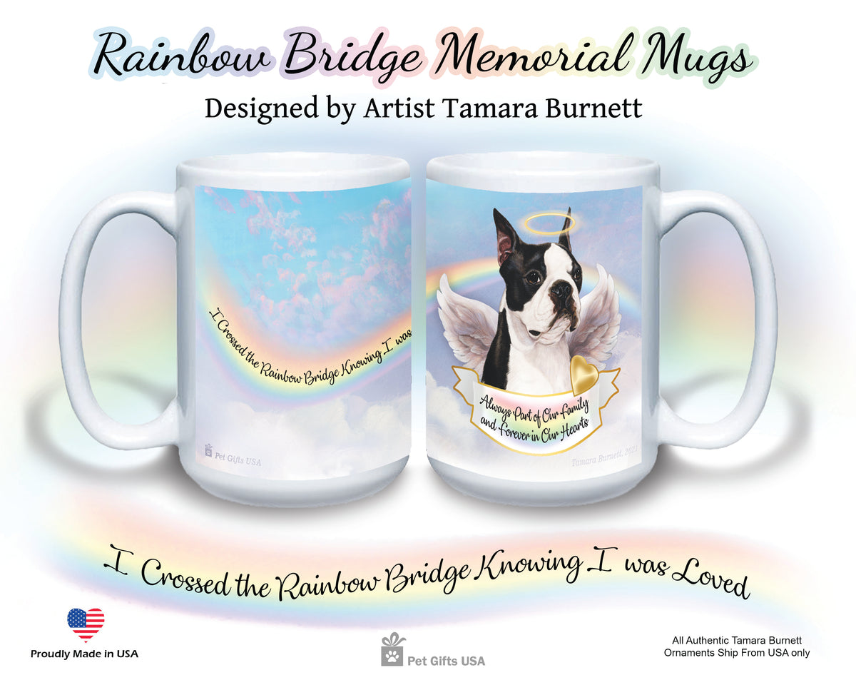 Boston Terrier Memorial Mug 15 oz