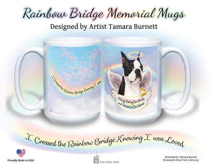 Boston Terrier Memorial Mug 15 oz