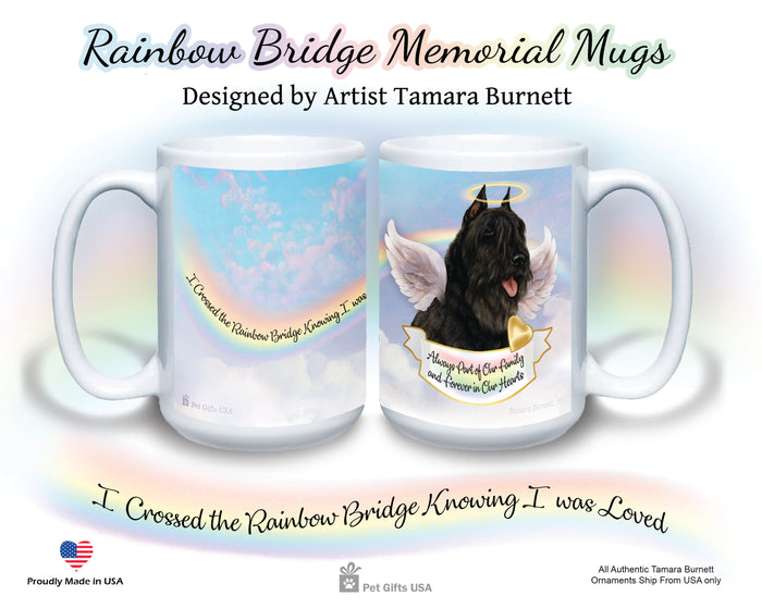 Bouvier Black Memorial Mug 15 oz