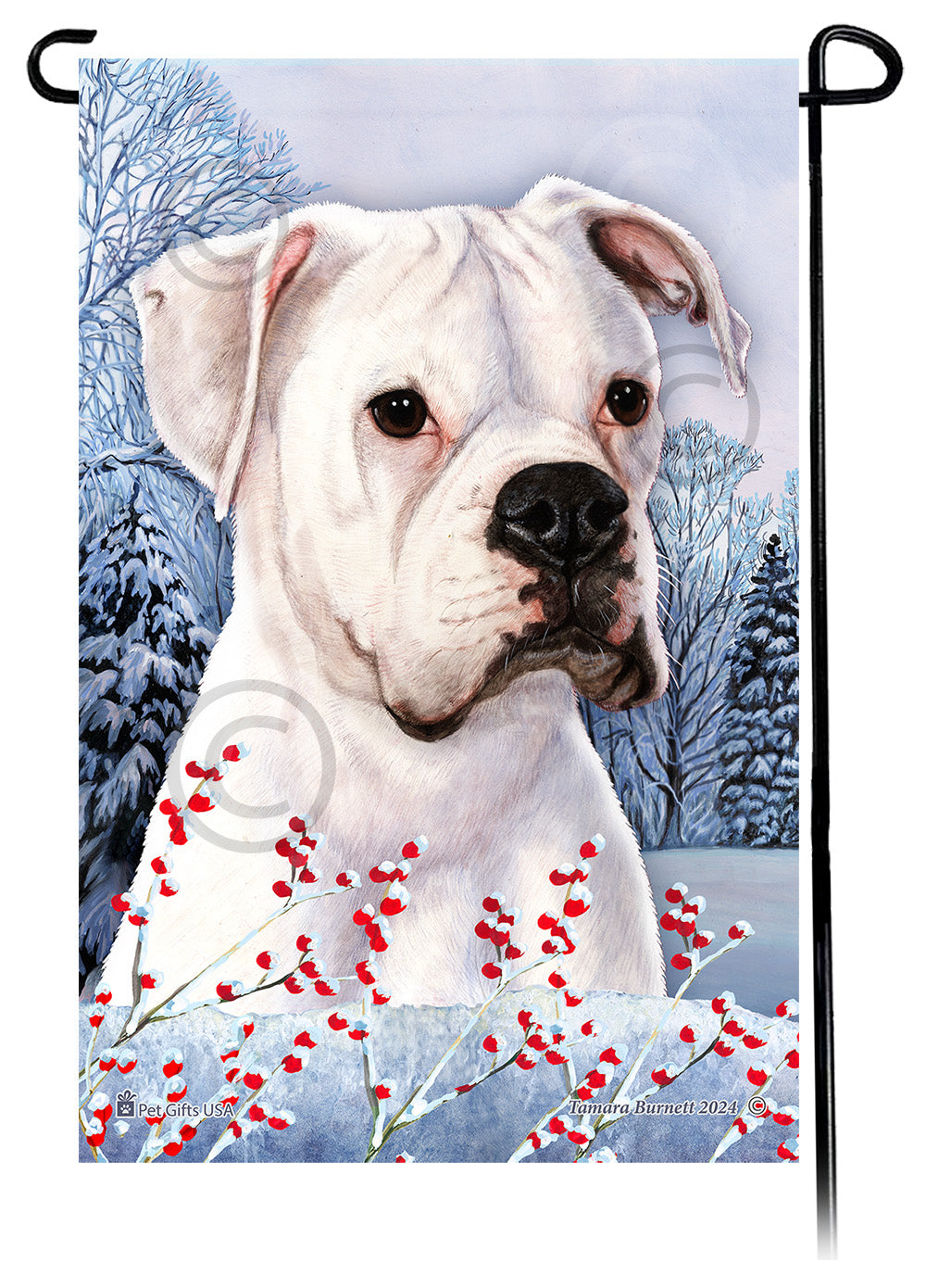 Boxer Winterberries - Garden Flag