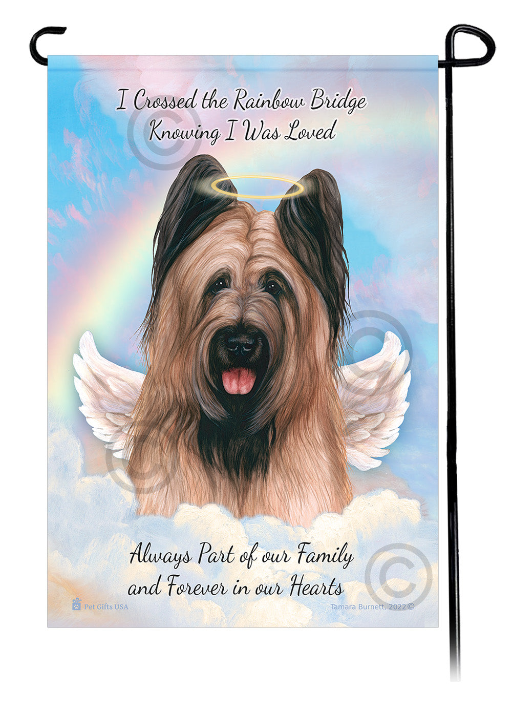 Briard Memorial - Garden Flag