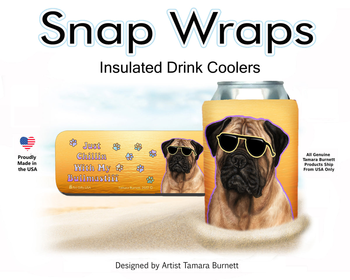 Bullmastiff Fawn Snap Wrap Cozy
