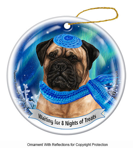 Bullmastiff Fawn Hanukkah Ornament