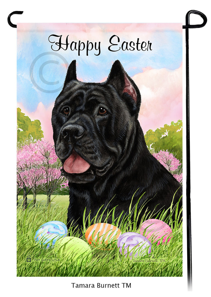 Cane Corso Happy Easter Garden Flags