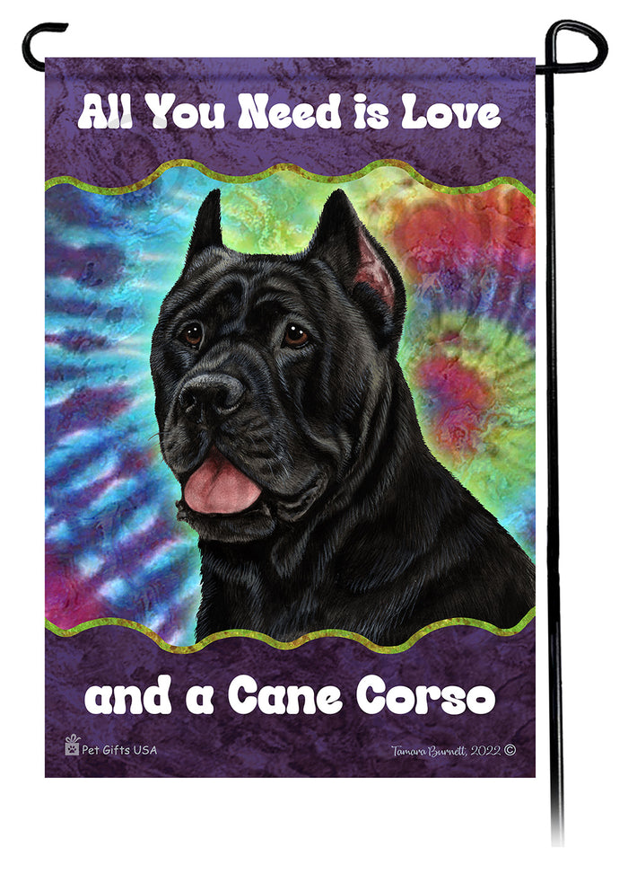 Cane Corso All You Need Is Love Garden Flags