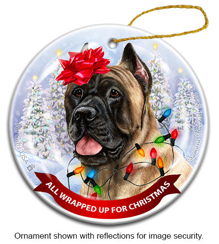 Cane Corso Fawn Ornament