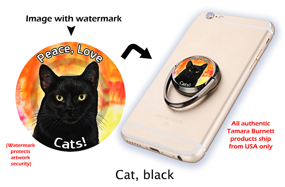 Black Cat Phone Stand