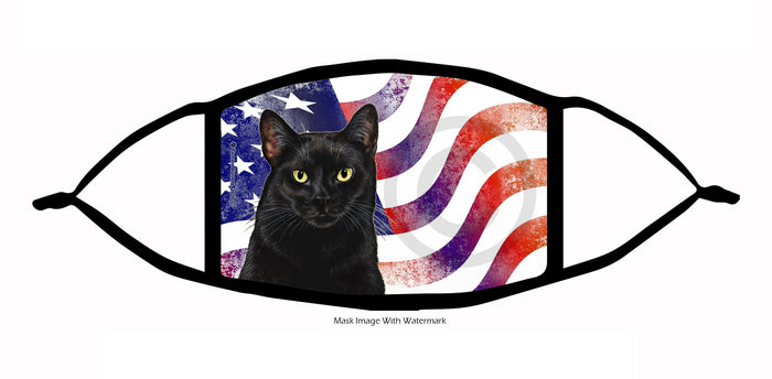 Cat (Shorthair, Black) Face Mask