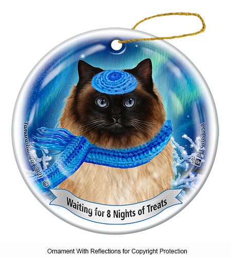 Himalayan Cat Hanukkah Ornament