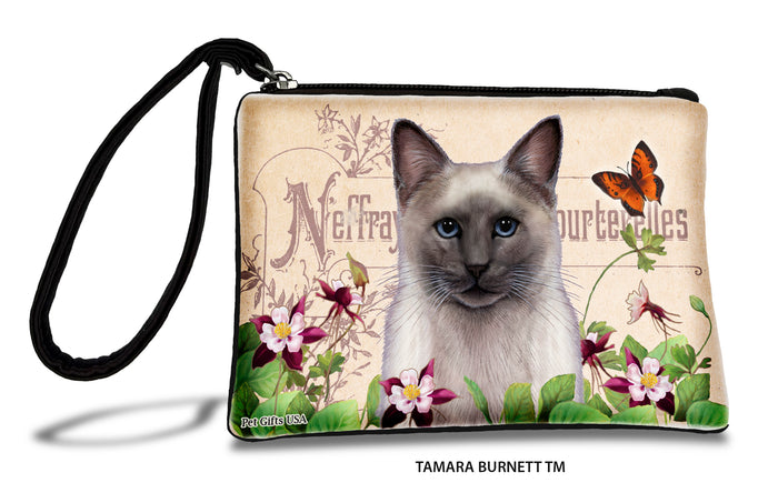 Siamese Cat Blue Point Zippees Pet Pouch