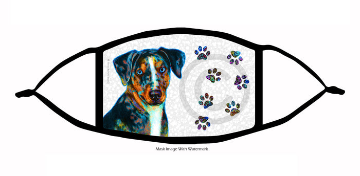 Catahoula Leopard Dog Face Mask