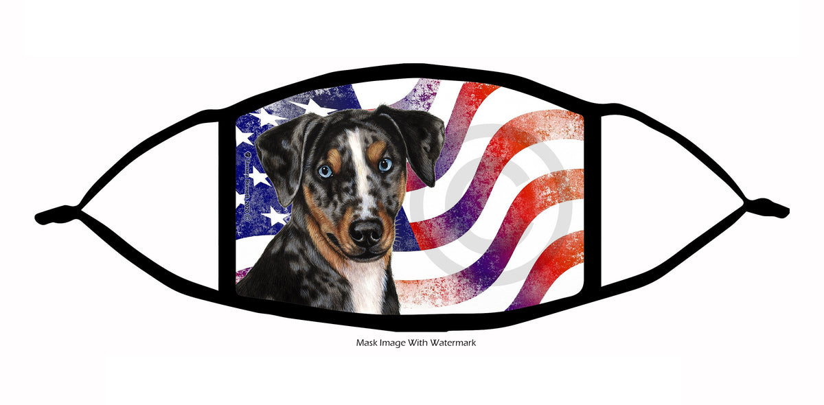 Catahoula Leopard Dog Face Mask