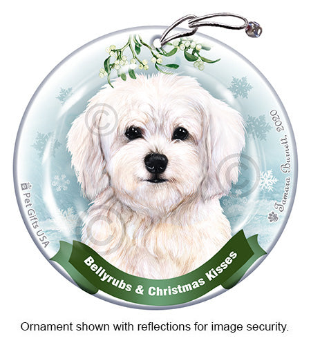 Cavachon White Ornament