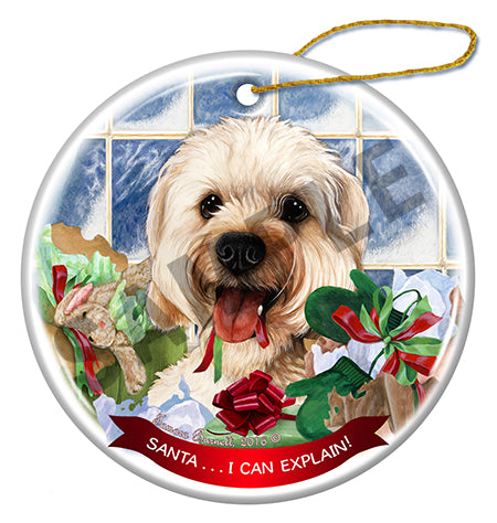 Cavapoo - Santa I Can Explain Ornament