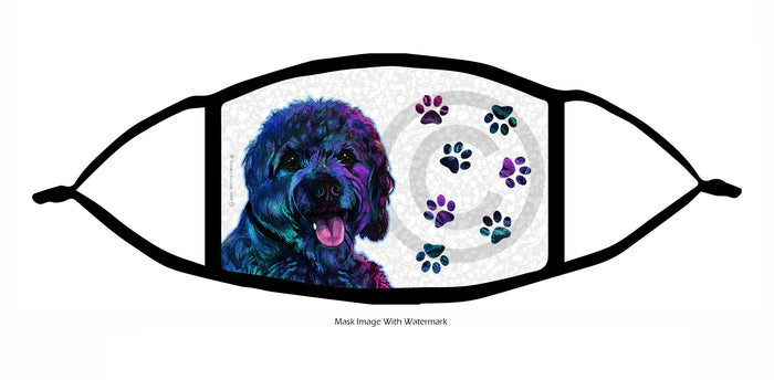 Cavapoo (Black) Face Mask