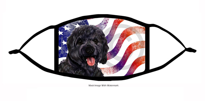 Cavapoo (Black) Face Mask