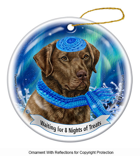 Chesapeake Bay Retriever Hanukkah Ornament