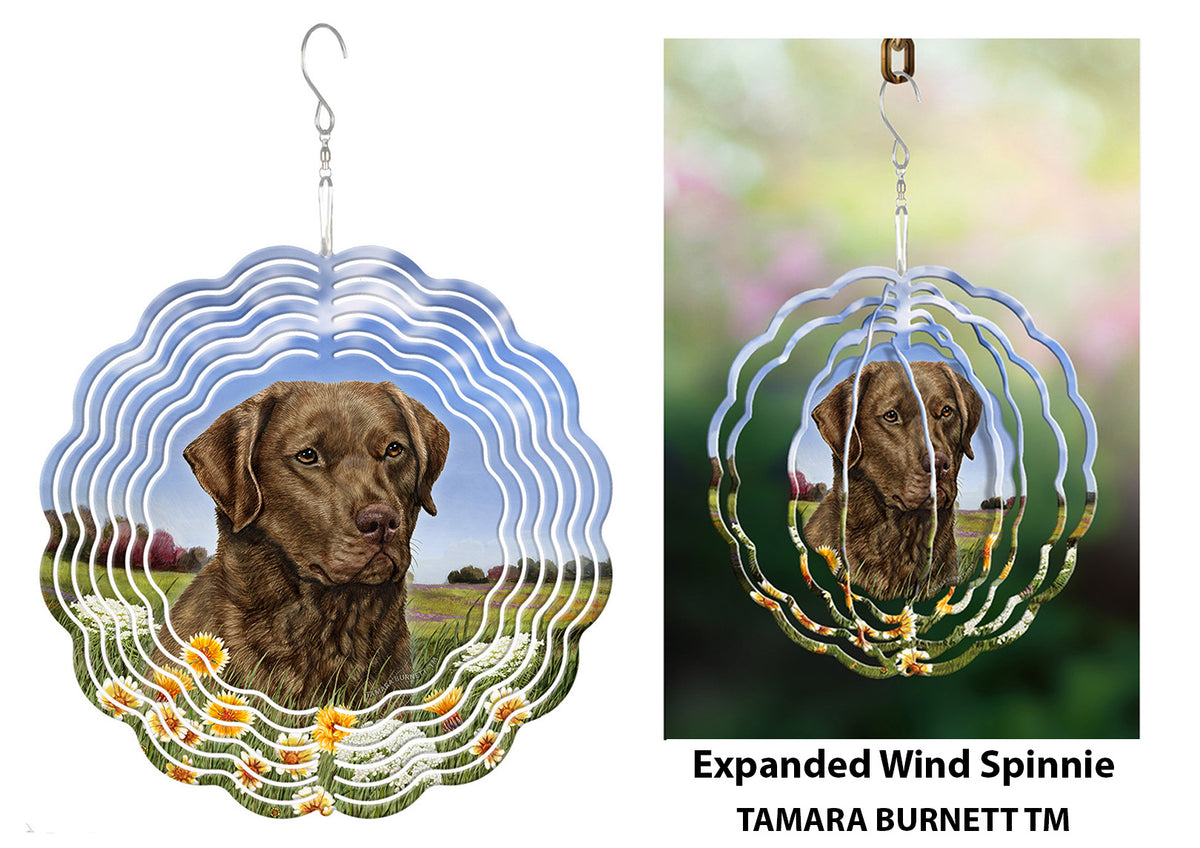 Chesapeake Bay Retriever Brown Wind Spinner