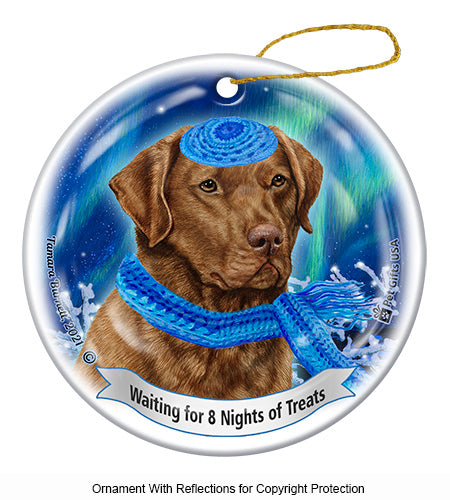 Chesapeake Bay Retriever Red Ornament
