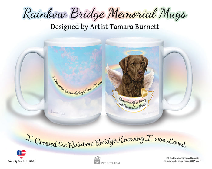 Chesapeake Bay Retriever Brown Memorial Mug 15 oz