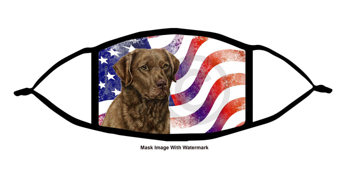 Chesapeake Bay Retriever (Brown) Face Mask