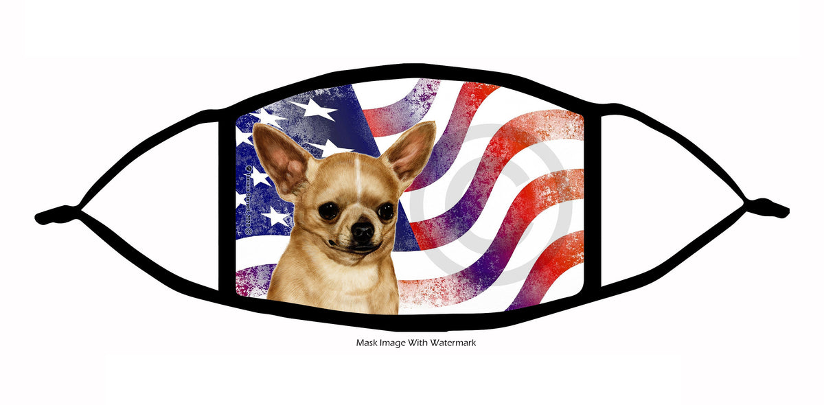 Chihuahua (Smooth, Fawn) Face Mask