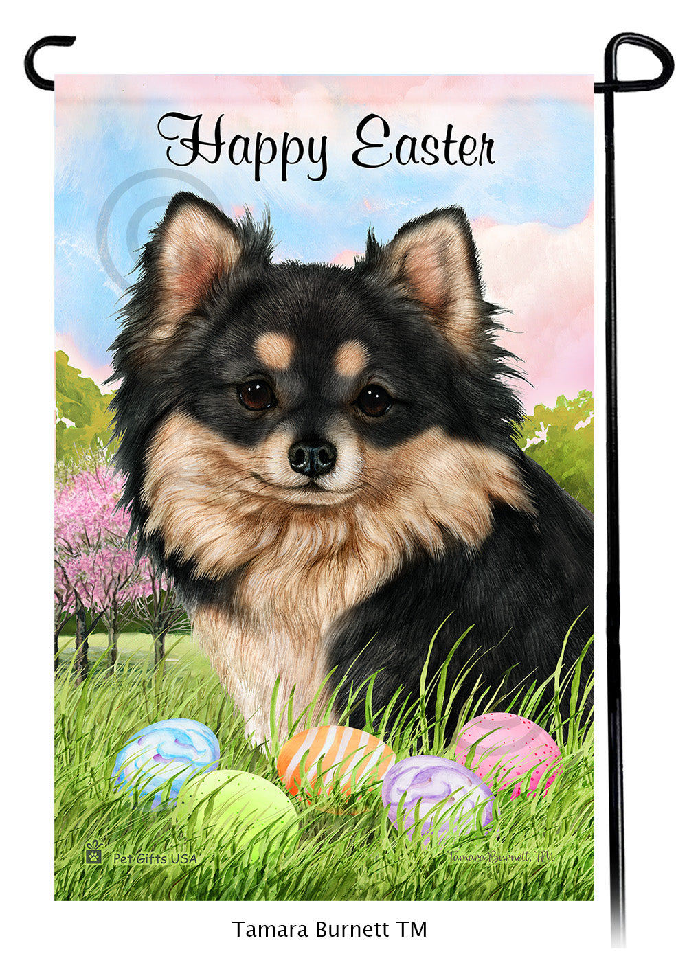 Chihuahua Happy Easter - Garden Flag