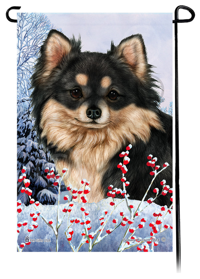 Chihuahua Winterberries Garden Flags